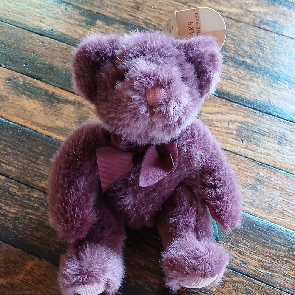 Russ Berrie Purple Plush Teddy Bear